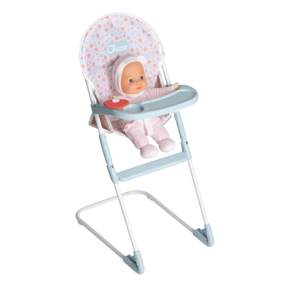 Chicco Seggiolone per Bambole – Struttura in Metallo Pieghevole