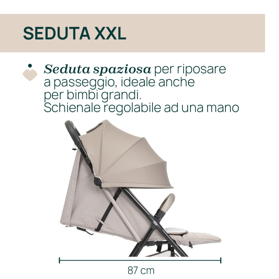 Chicco Taormina passeggino leggero fino a 22 kg