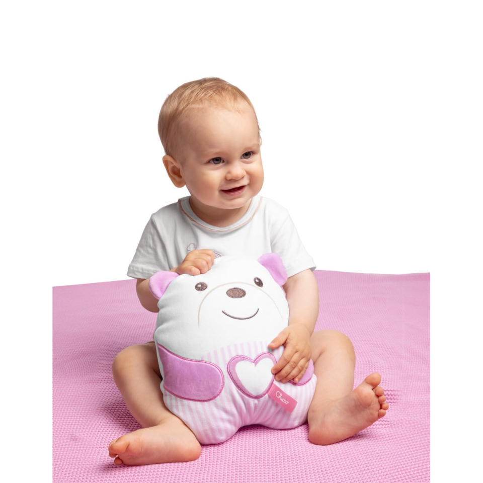 Chicco Tenero Orsetto, peluche neonato rosa