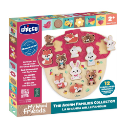 Chicco My Wood Friends – Set 12 Personaggi in Legno