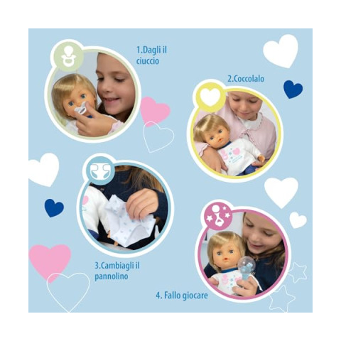 Cicciobello Baby Monitor – Bambolotto Interattivo con Accessori