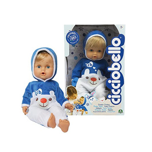 Cicciobello Orsetto Polare – Bambolotto Interattivo con Ciuccio 42 cm