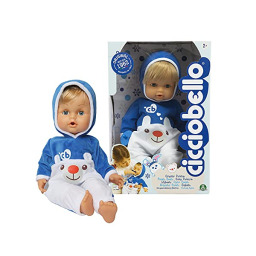 Cicciobello Orsetto Polare – Bambolotto Interattivo con Ciuccio 42 cm
