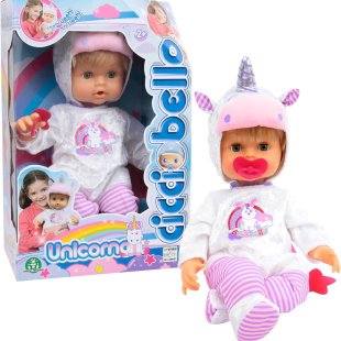 Cicciobello Unicorno Limited Edition – Bambolotto con Tutina e Accessori