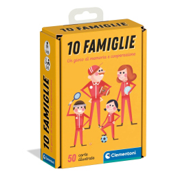 Clementoni 10 Famiglie – Gioco di Carte Memory per Bambini
