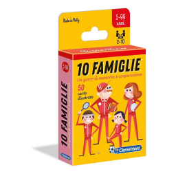 Clementoni 10 Famiglie – Gioco di Carte Memory per Bambini