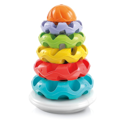 Clementoni Baby Anelli Impilabili – Torre Colorata 6-36 Mesi