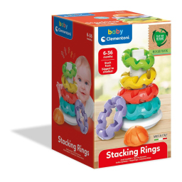 Clementoni Baby Anelli Impilabili – Torre Colorata 6-36 Mesi