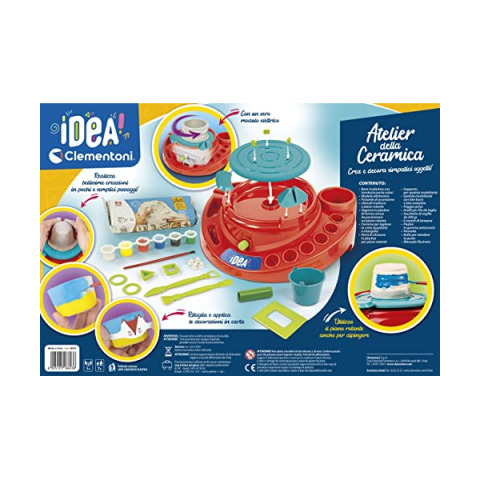 Clementoni Atelier della Ceramica – Tornio Elettrico per Bambini 7+