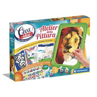 Clementoni Crea Idea Atelier della Pittura – Kit Artistico dai 7 Anni