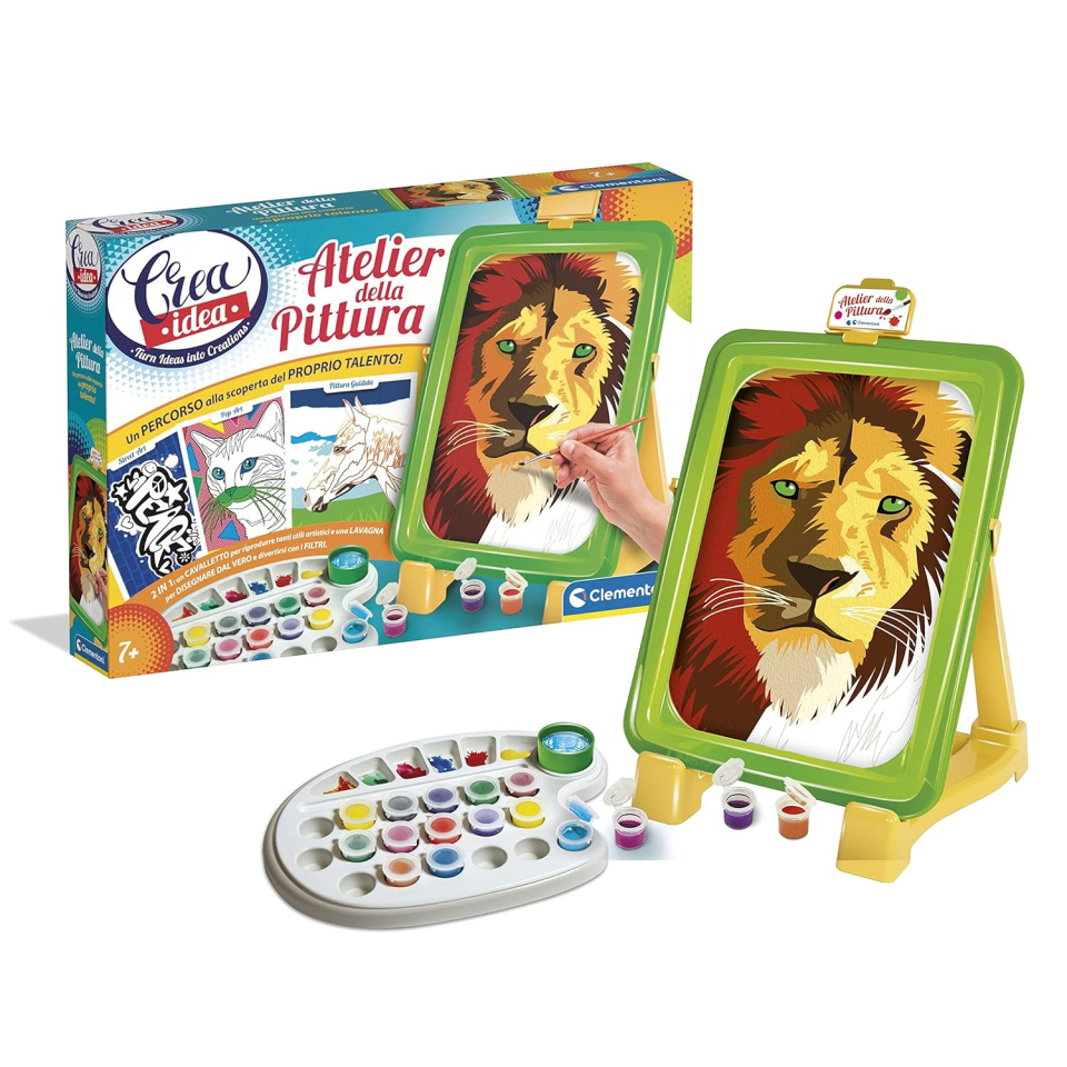 Clementoni Crea Idea Atelier della Pittura – Kit Artistico dai 7 Anni