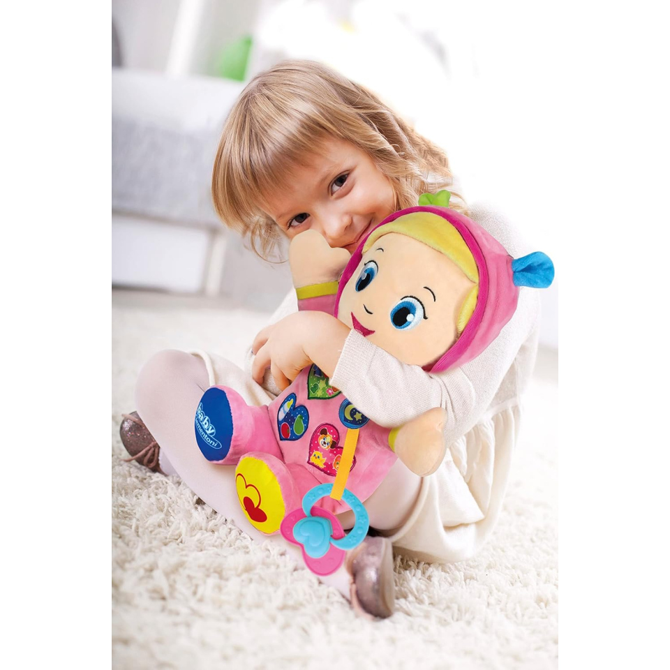 Clementoni Baby Alice – Bambola Educativa Parlante dai 10 Mesi