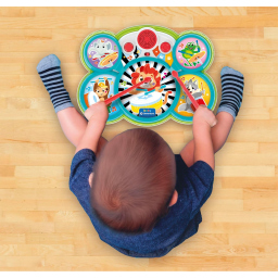 Clementoni Baby batteria musicale con animali e bacchette