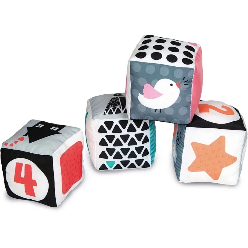 Clementoni Baby Blocks Black & White – Cubi Sensoriali Neonato