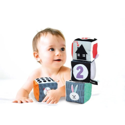 Clementoni Baby Blocks Black & White – Cubi Sensoriali Neonato