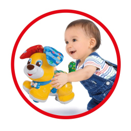 Clementoni Baby Bubù – Cagnolino Cucù Interattivo dai 10 Mesi