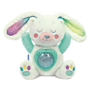 Clementoni Baby Fiocco – Peluche Proiettore Aurora Boreale per Neonati
