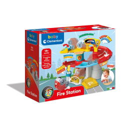 Clementoni Baby Fire Station – Pista Pompieri con Macchinina dai 18 Mesi