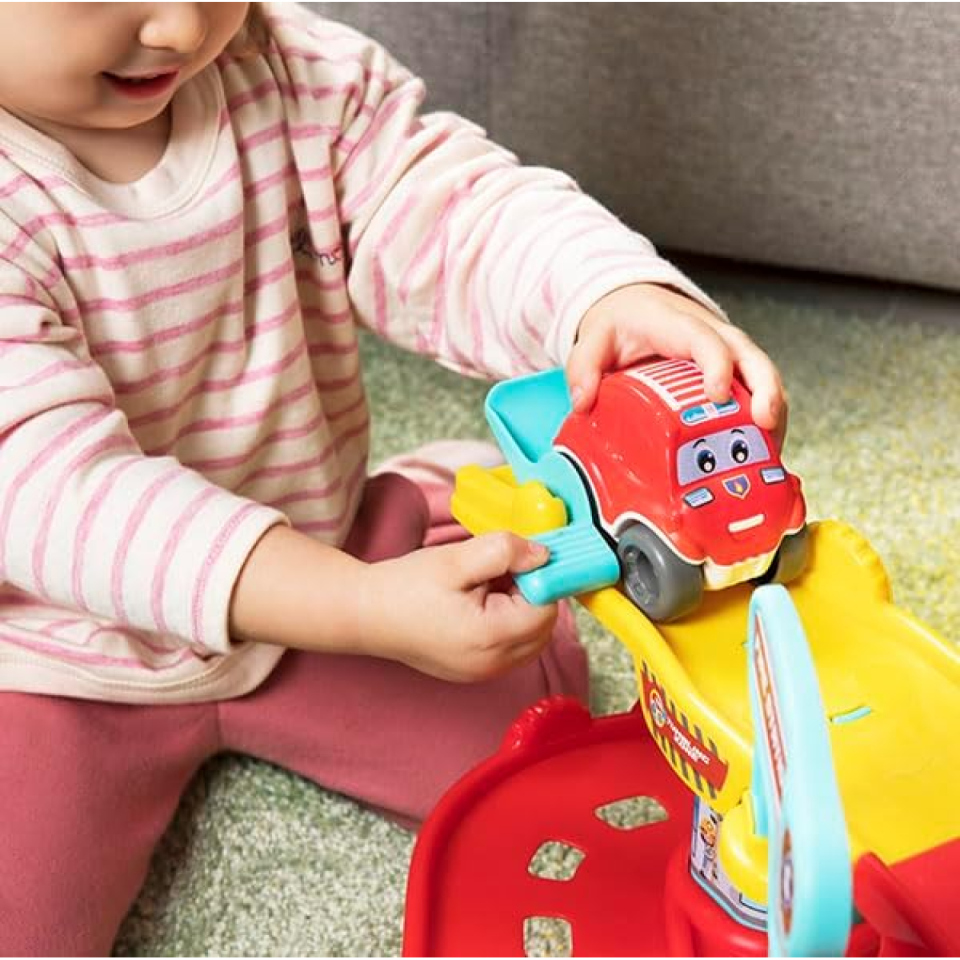 Clementoni Baby Fire Station – Pista Pompieri con Macchinina dai 18 Mesi