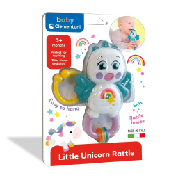 Clementoni Baby Little Unicorn – Sonaglio Unicorno per Neonati