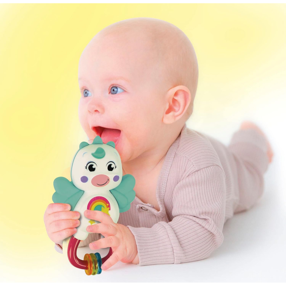 Clementoni Baby Little Unicorn – Sonaglio Unicorno per Neonati