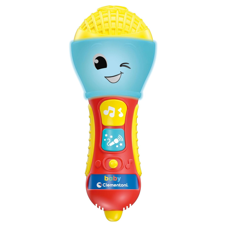 Clementoni Baby Microfono Educativo Luci e Suoni 10-36 Mesi