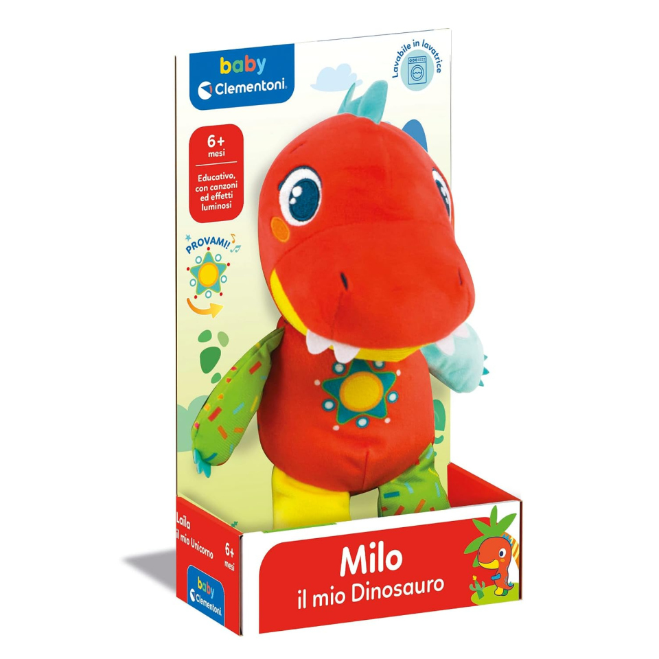 Clementoni Baby Milo peluche interattivo dai 6 mesi