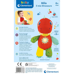 Clementoni Baby Milo peluche interattivo dai 6 mesi