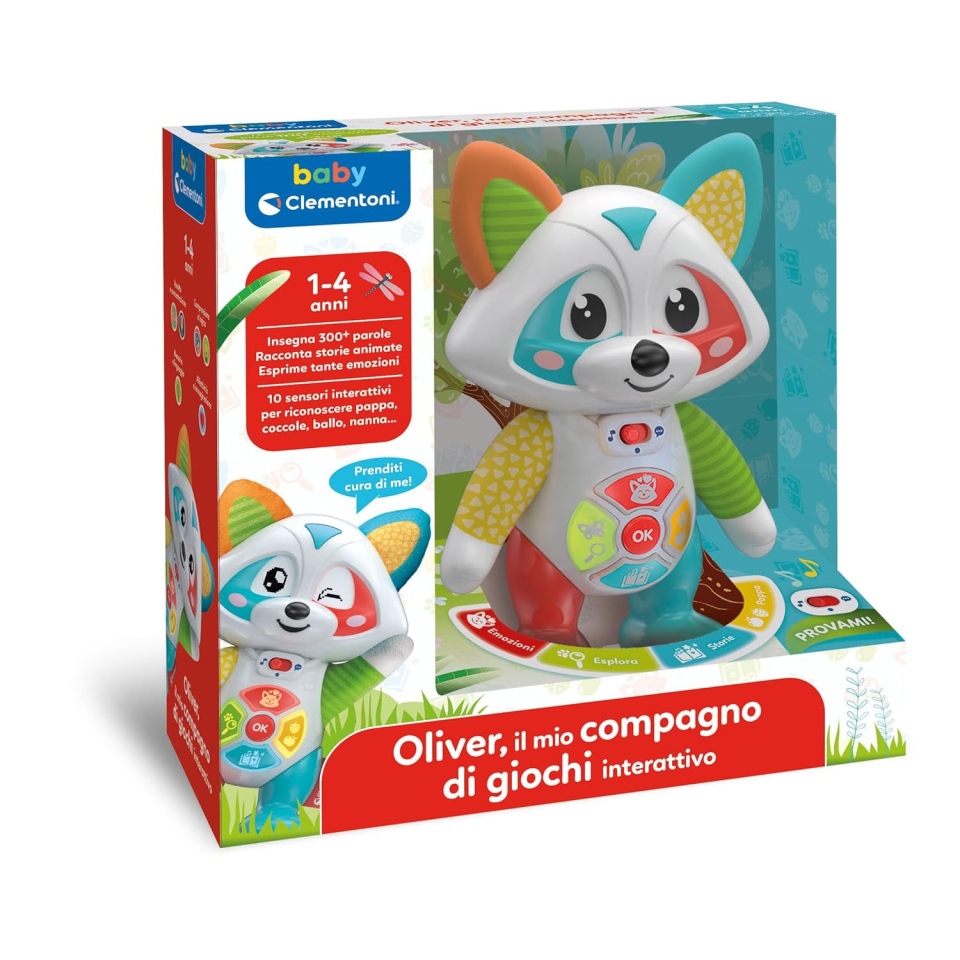 Clementoni Baby Oliver – Orsetto Interattivo Raccontastorie