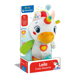 Clementoni Baby peluche unicorno interattivo Laila dai 6 mesi
