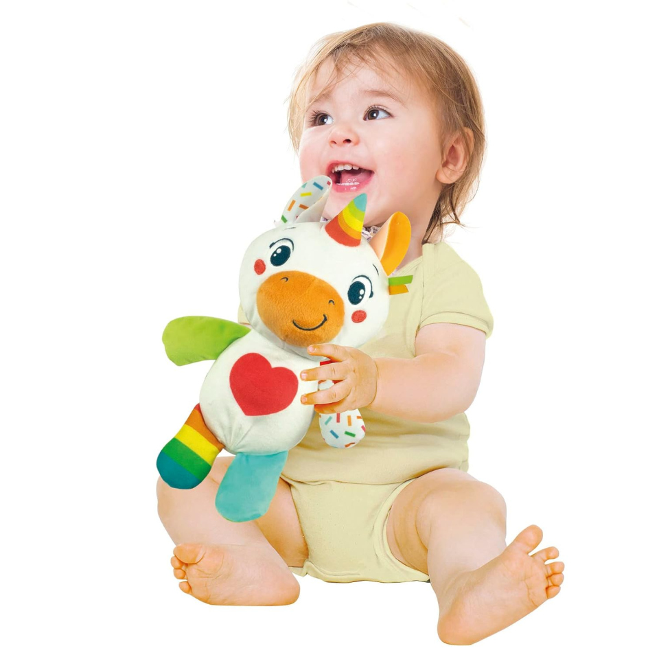Clementoni Baby peluche unicorno interattivo Laila dai 6 mesi
