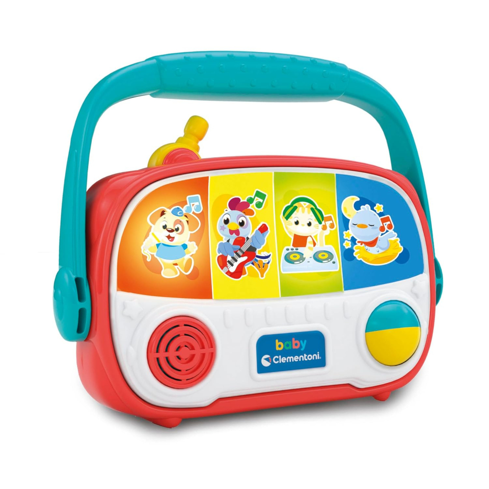 Clementoni Baby Radio – Radiolina Musicale Interattiva 6-36 Mesi
