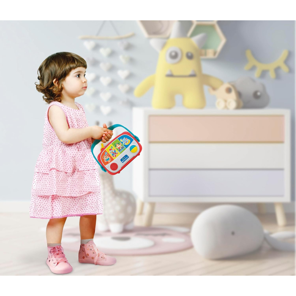 Clementoni Baby Radio – Radiolina Musicale Interattiva 6-36 Mesi