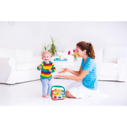 Clementoni Baby Radio – Radiolina Musicale Interattiva 6-36 Mesi
