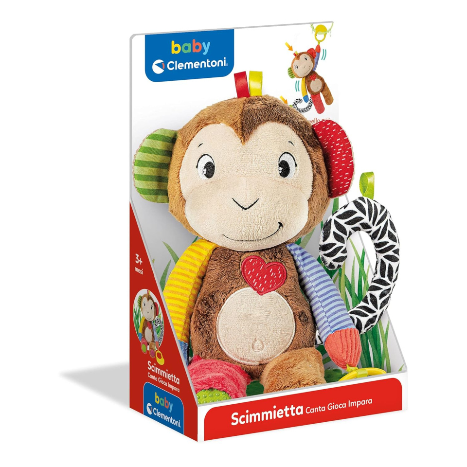 Clementoni Baby Scimmietta Interattiva Canta e Impara