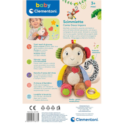 Clementoni Baby Scimmietta Interattiva Canta e Impara