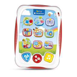 Clementoni Baby Primo Tablet Parlante – Luci, Suoni e Attività 12-36 Mesi