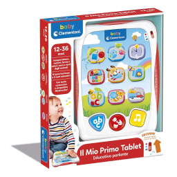 Clementoni Baby Primo Tablet Parlante – Luci, Suoni e Attività 12-36 Mesi