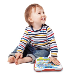 Clementoni Baby Primo Tablet Parlante – Luci, Suoni e Attività 12-36 Mesi