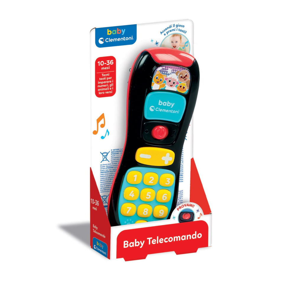 Clementoni Baby Telecomando Educativo 10-36 Mesi