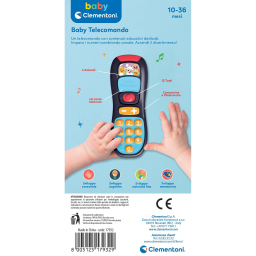 Clementoni Baby Telecomando Educativo 10-36 Mesi