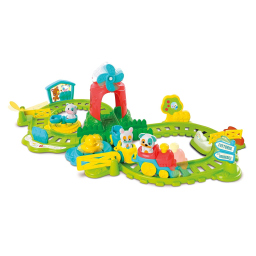 Clementoni Baby Trenino in Fattoria – Playset Elettrico con Animali 12+ Mesi