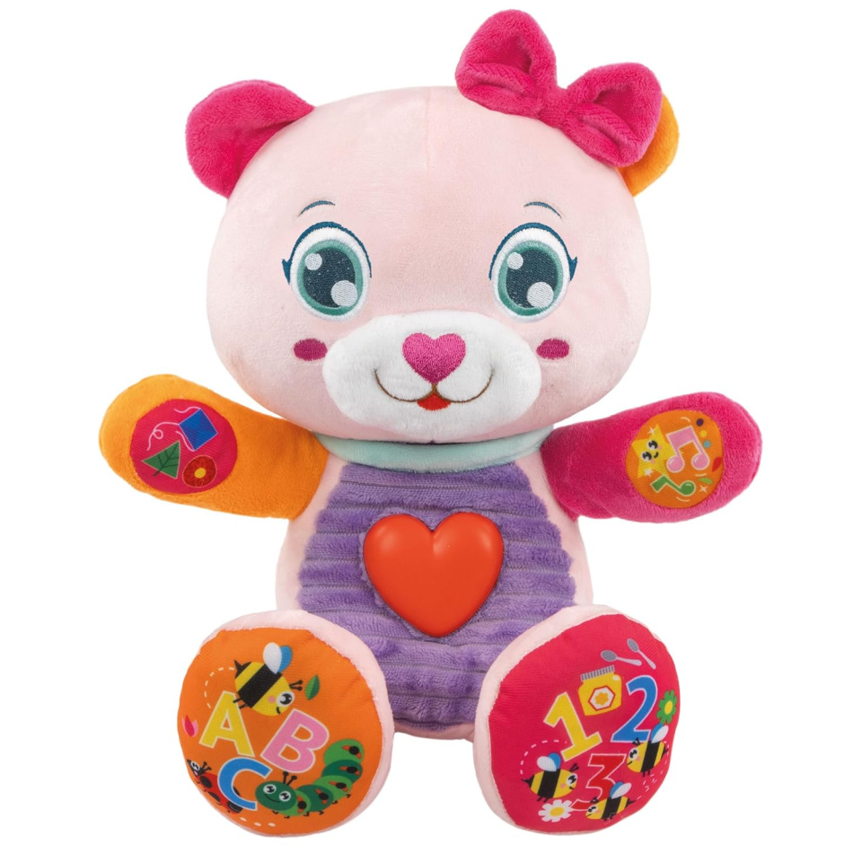 Clementoni Baby Betta Dolce Orsetta – Peluche Interattivo Parlante 6+ Mesi