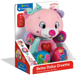 Clementoni Betta Dolce Orsetto interattivo dai 6 mesi