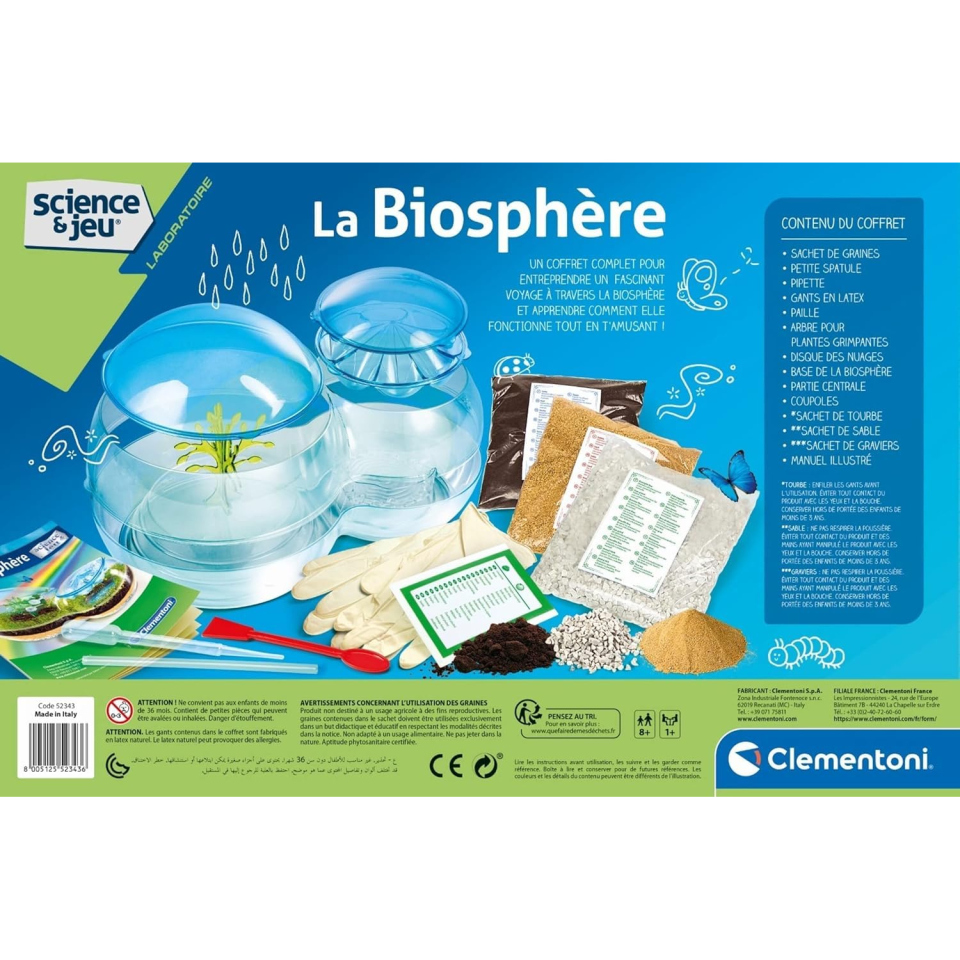 Clementoni La Biosfera - Kit Scientifico sul Ciclo dell'Acqua