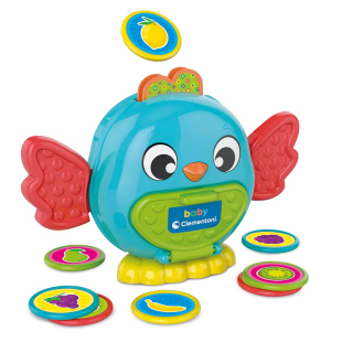 Clementoni Baby Montessori Birdy Bank – Salvadanaio Uccellino con Gettoni