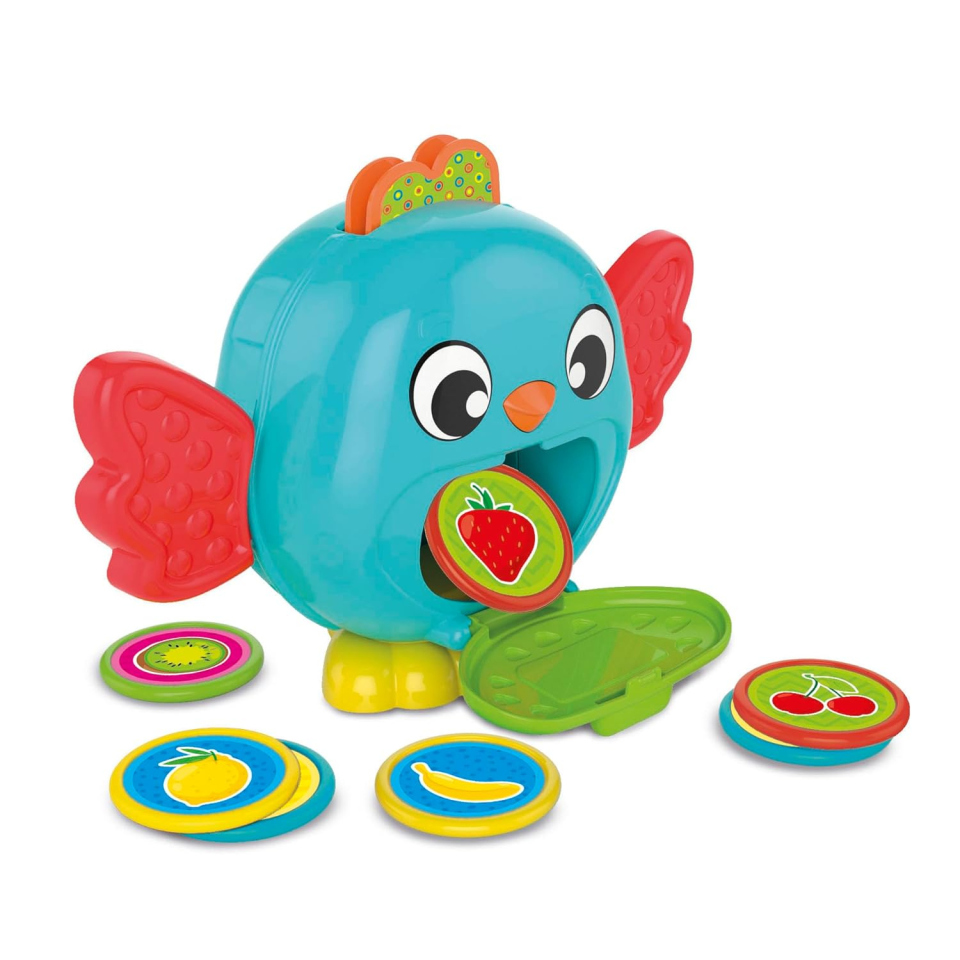 Clementoni Baby Montessori Birdy Bank – Salvadanaio Uccellino con Gettoni