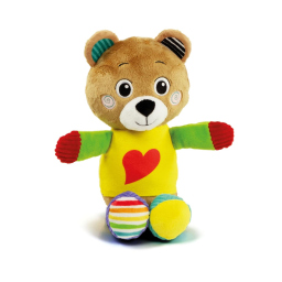 Clementoni Bob The Bear – Peluche Sensoriale per Neonati 0-36 Mesi
