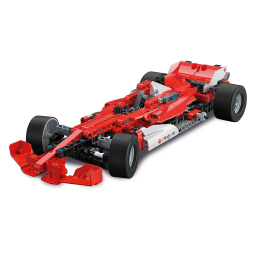 Clementoni Scienza e Gioco Build – Auto da Corsa Rossa 350+ Pezzi