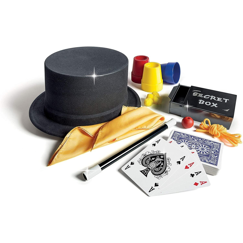 Clementoni Il Cappello Magico – Kit 40 Trucchi di Magia per Bambini